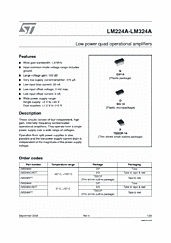 DataSheet LM224A pdf